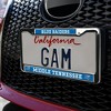 Middle Tennessee State Blue Raider Logo Full Size Standard License Plate Metal Frame - 3 of 4