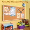 Maxtek Large Cork Board Wall Mount Bulletin Pinboard for School Office Home Wall Display - 3 of 4