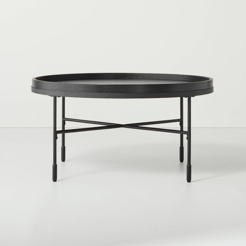 Wood &#38; Metal Coffee Table - Black - Hearth &#38; Hand&#8482; with Magnolia, 4 of 12