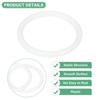 Unique Bargains Plastic Durable Multipurpose DTY Design Macrame And Knotting Supplies O Rings 30 Pcs - 2 of 4