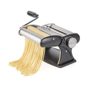 PL8 Professional Pasta Machine: Stainless Steel Manual Pasta Maker, Roller for Linguine, Fettuccine, Lasagna Noodles - 1 of 4