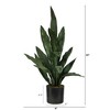 Nearly Natural 2-ft Sansevieria Artificial Plant - image 2 of 4