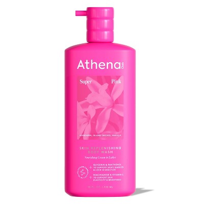 Athena Club Skin Replenishing Body Wash - Super Pink - 18 fl oz