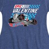 Girls' - Hot Wheels - Valentine's Epic Fit & Flair Cap Sleeve Dress - 2 of 3