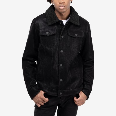X RAY Men's Jacket With Faux Shearling Lining