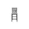 New Classic Furniture,Gia Solid Wood Counter Table 2 Chairs In Gray - 4 of 4