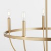 Quorum Lighting Tribute 5 - Light Chandelier in  Aged Brass - 2 of 3