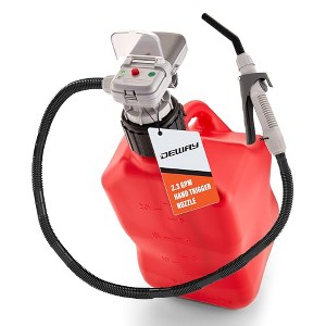 Deway Automatic Fuel Transfer Pump w/Nozzle, Battery Powered, 51" Hose, Fits VP & Standard Gas Cans - 1 of 4