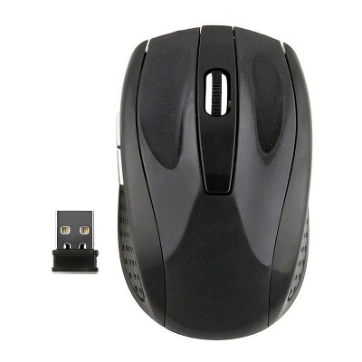 Insten USB 2.4G Wireless Mouse with 5 Buttons Compatible with Laptop, PC, Computer, MacBook Pro/Air & Gaming, Black