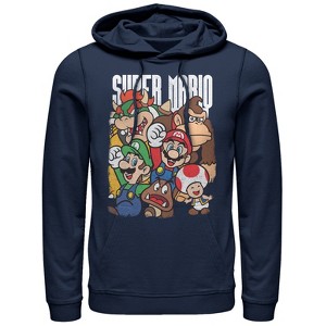 Men's Nintendo Super Mario Party Pull Over Hoodie - 1 of 4