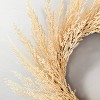 24" Faux Bleached Wheat Wreath - Hearth & Hand™ with Magnolia - image 3 of 4