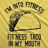 Mens Fitness Taco Funny T Shirt Humorous Gym Graphic Novelty Sarcastic Tee Guys - Crazy Dog Men's T Shirt - 2 of 4