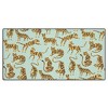 Cat Coquillette Tiger Collection Mint Orange Desk Mat - Deny Designs - image 2 of 4