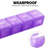 Sukuos XL Pill Box, Case w/Clear Lid, Arthritis-Friendly, BPA-Free, Easy-Clean - 4 of 4