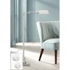 Regency Hill Jenson Traditional 54" Tall Pharmacy Floor Lamp with Smart Socket Brushed Nickel Adjustable Swing Arm for Living Room Reading - 2 of 4