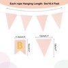 Unique Bargains Party Decoration Birthday Banner with Pennant Flags 16 Feet Rope - 2 of 4