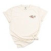 Simply Sage Market Embroidered Flower Cluster Garment Dyed Tee - 2 of 4
