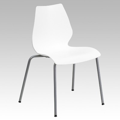 Plastic Stack Chair White - Riverstone Furniture Collection