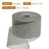 Unique Bargains Burlap Wired Soft Decorative Ribbon Trim for Gift Wrapping - 2 of 4