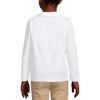 Lands' End Kids Long Sleeve Ruffled Peter Pan Collar Knit Shirt - 2 of 4