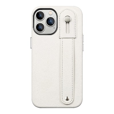 SaharaCase FingerGrip MagSafe Phone Case for iPhone 15 Pro Shock Absorbing White (CP00466)