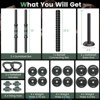 Gymax Adjustable Weight Dumbbell Set 44 LBS Free Weight Set with 4 Modes as Dumbbell Barbell Kettlebell and Home Gym Fitness Exercise Equipment - 4 of 4