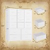 15 Drawers Tall Dresser for Bedroom, Storage Organizer Unit with Fabric, Sturdy Metal Frame, Wood Tabletop, Easy Pull Handle - 3 of 4