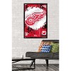 Trends International NHL Detroit Red Wings - Maximalist Logo 23 Framed Wall Poster Prints - 2 of 4