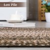Braided Area Rug with Non-Slip Backing, Modern Accent Carpet for Bedroom, Living Room, Dining Room & Hallway, Foldable Low Pile Throw Rug - 3 of 4