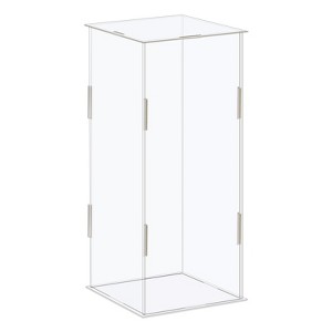 Unique Bargains Acrylic Assembly Dustproof Collectibles Showcase with lid - 1 of 3