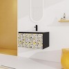 30'' Floating Wall-Mounted Bathroom Vanity Ceramics Sink,Floating Sink with Soft-Close Cabinet Door, KD-Package-Cuddlewood - 3 of 4