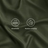 Rayon Derived from Bamboo Sheet Set 4 Pcs Beige Queen  Cooling & Moisture-Wicking Bedding with Deep Pockets - 4 of 4