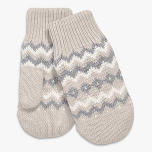 Primary Kids Fleece Lined Fair Isle Mittens - 1 of 2