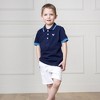 Hope & Henry Boys' Organic Short Sleeve Knit Pique Polo Shirt, Kids - 2 of 4