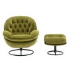 NicBex Modern Accent chair with Ottoman Living Room Chair Upholstered Sofa Chair for Reading Room, Bedroom - 4 of 4