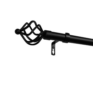 Exclusive Home 84"-160" Torch Indoor/Outdoor Curtain Rod - 1 of 3