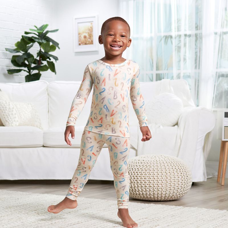 Gerber Infant & Toddler Neutral Buttery Soft Snug Fit Pajama Set, 2-Piece, 3 of 10