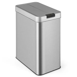 Racxily Kitchen Trash Can with Wing Lids, 13.2 Gallon Automatic Garbage Can for Home, Office - 1 of 4