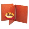 Smead Side Opening PressGuard Report Cover Prong Fastener Letter Red 81752 - 3 of 3