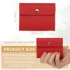Unique Bargains Leather Slim ID Card Business Card Holder Wallets with 24 Slots 4" x 3" - 2 of 4