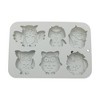 Unique Bargains Candy Moulds 6-Cavity Owl Varieties Candy Mould Hand Wash 7.83"x5.43"x0.94" 1 Pc - 3 of 4