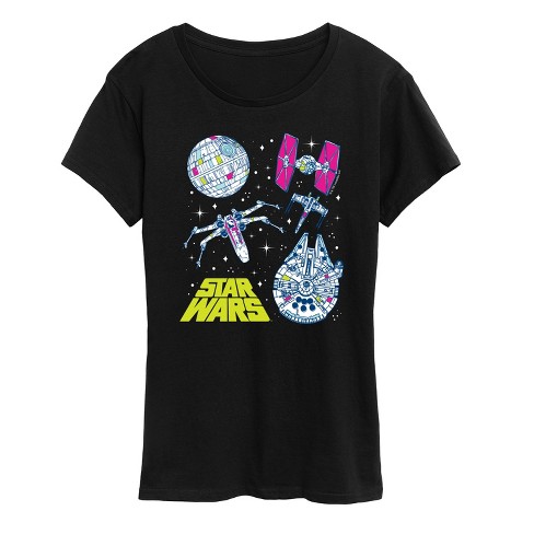 Women's - Star Wars - Ship Grid Short Sleeve Graphic T-Shirt - image 1 of 4