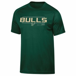 NCAA South Florida Bulls Men's Poly T-Shirt - 1 of 3