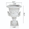 Okak Classic Planter Pots Elegant Indoor/Outdoor Flower Pots for Succulents, Plants, Garden, Patio Decor,19"x 19"x 28" - 4 of 4