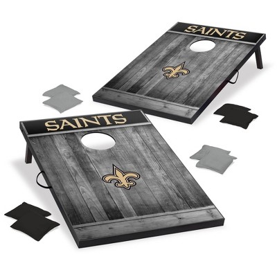 NFL New Orleans Saints 2'x3' Cornhole Board - Gray