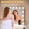 Garvee Vanity Mirror with loudspeaker, 15 Dimmable Bulbs, 360° Swivel, Touch Control, 10x Magnification, Tabletop or Wall Mount - 4 of 4