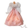 Kurt Adler 14-Inch UL 10-Light Pink and Ivory Angel Tree Topper - 4 of 4