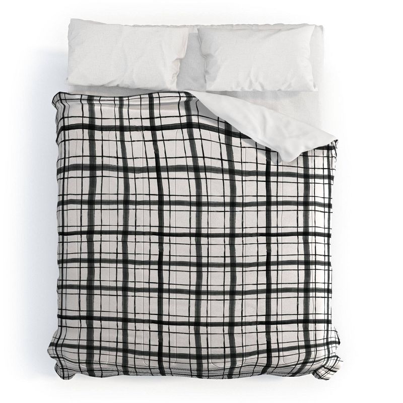 Dash and Ash Painted Plaid Comforter Set - Deny Designs, 1 of 9
