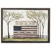 Dicksons in God We Trust Patriotic Barn 7 x 5 MDF Decorative Wall Plaque - 2 of 2