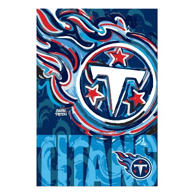 : Tennessee Titans Garden Flag with Stand Holder